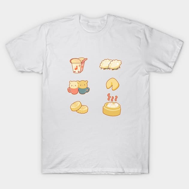 Cute Chinese Food T-Shirt by vpessagno